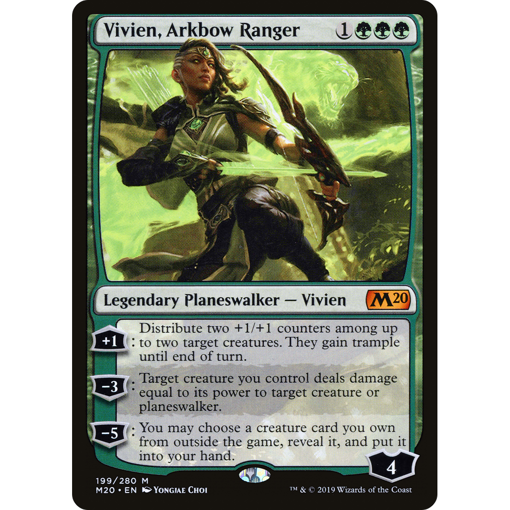 Vivien, Arkbow Ranger (M20-199) - Core Set 2020 Foil