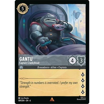 Gantu - Captain Crankyhead (189/204) - Azurite Sea Cold Foil