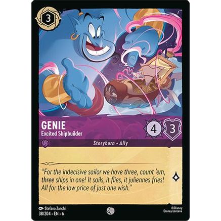 Genie - Excited Shipbuilder (38/204) - Azurite Sea