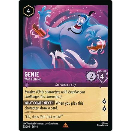 Genie - Wish Fulfilled (53/204) - Azurite Sea Cold Foil