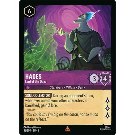 Hades - Lord of the Dead (36/204) - Azurite Sea Cold Foil