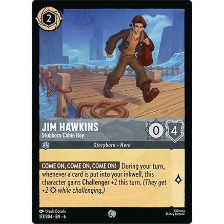 Jim Hawkins - Stubborn Cabin Boy (173/204) - Azurite Sea Cold Foil