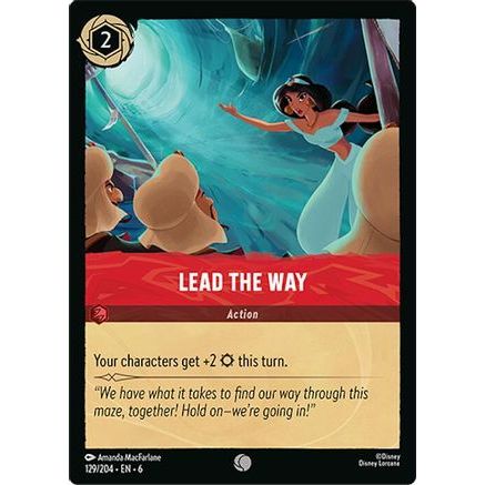 Lead the Way (129/204) - Azurite Sea Cold Foil