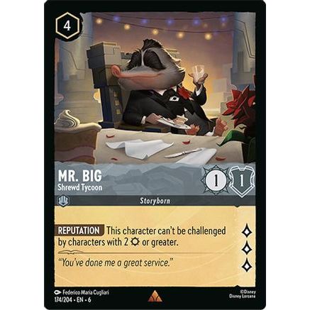 Mr. Big - Shrewd Tycoon (174/204) - Azurite Sea Cold Foil
