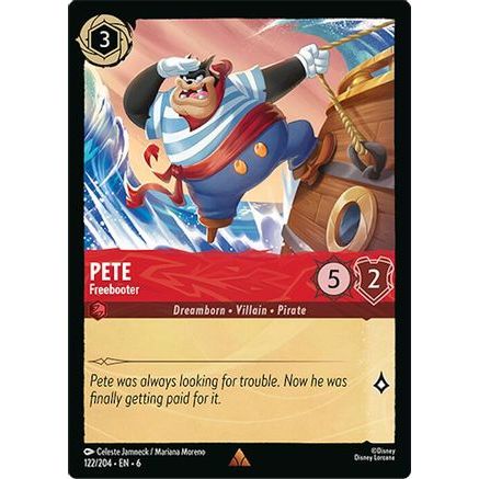 Pete - Freebooter (122/204) - Azurite Sea Cold Foil