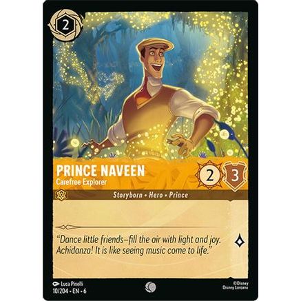 Prince Naveen - Carefree Explorer (10/204) - Azurite Sea Cold Foil