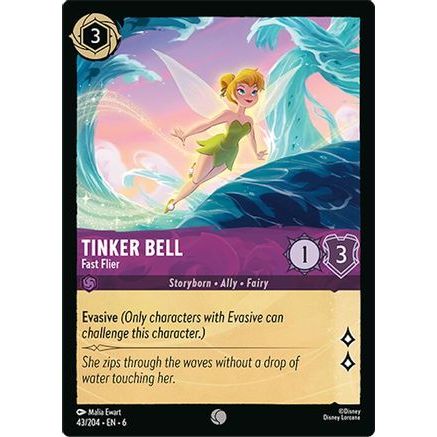 Tinker Bell - Fast Flier (43/204) - Azurite Sea Cold Foil