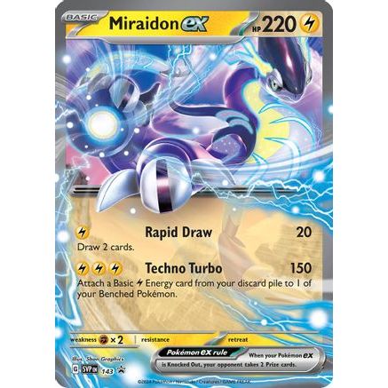 Miraidon ex - 143 143 - SV Scarlet & Violet Promo Cards Holofoil