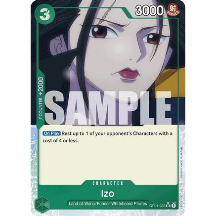 Izo (OP01-033) (Full Art) (OP01-033) - Premium Booster -The Best- Foil