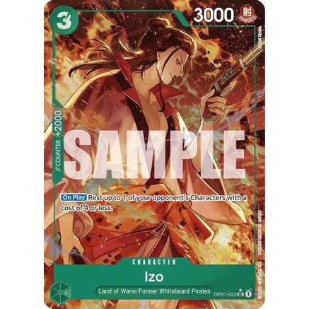 Izo (OP01-033) (Alternate Art) (OP01-033) - Premium Booster -The Best- Foil
