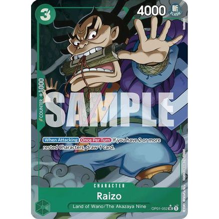 Raizo (Full Art) (OP01-052) - Premium Booster -The Best- Foil