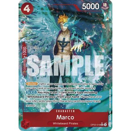 Marco (Full Art) (OP02-018) - Premium Booster -The Best- Foil