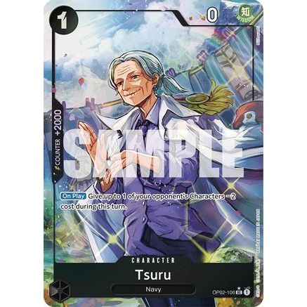 Tsuru (Full Art) (OP02-106) - Premium Booster -The Best- Foil