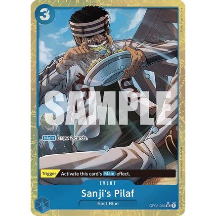 Sanji's Pilaf (Alternate Art) (OP03-056) - Premium Booster -The Best- Foil