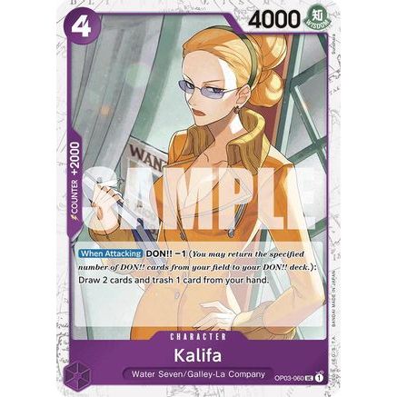 Kalifa (Jolly Roger Foil) (OP03-060) - Premium Booster -The Best- Foil