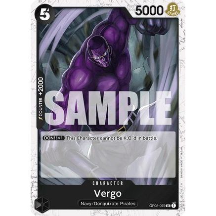 Vergo (Jolly Roger Foil) (OP03-079) - Premium Booster -The Best- Foil