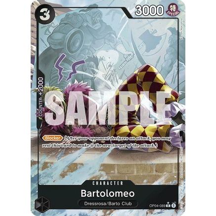 Bartolomeo (OP04-089) (Full Art) (OP04-089) - Premium Booster -The Best- Foil