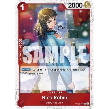 Nico Robin (Jolly Roger Foil) (OP05-010) - Premium Booster -The Best- Foil