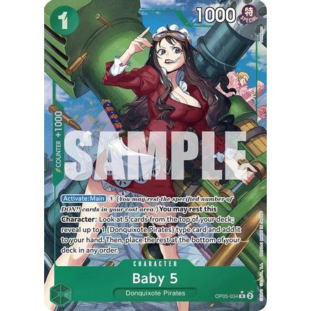 Baby 5 (OP05-034) (Alternate Art) (OP05-034) - Premium Booster -The Best- Foil