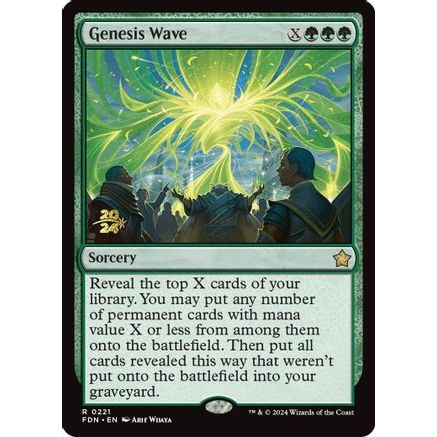 Genesis Wave (PRE-221) - Prerelease Cards Foil