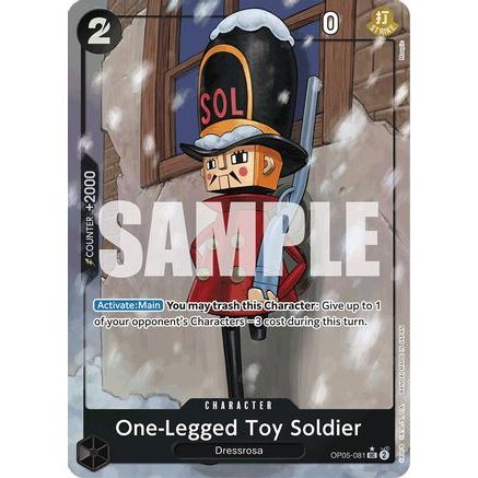 One-Legged Toy Soldier (Full Art) (OP05-081) - Premium Booster -The Best- Foil