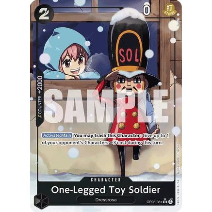 One-Legged Toy Soldier (Alternate Art) (OP05-081) - Premium Booster -The Best- Foil