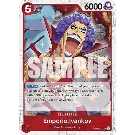 Emporio.Ivankov (Jolly Roger Foil) (OP06-003) - Premium Booster -The Best- Foil