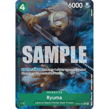 Ryuma (Full Art) (OP06-036) - Premium Booster -The Best- Foil