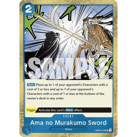 Ama no Murakumo Sword (Jolly Roger Foil) (OP06-056) - Premium Booster -The Best- Foil