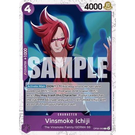 Vinsmoke Ichiji (OP06-060) (Jolly Roger Foil) (OP06-060) - Premium Booster -The Best- Foil