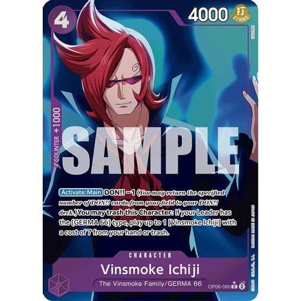 Vinsmoke Ichiji (OP06-060) (Full Art) (OP06-060) - Premium Booster -The Best- Foil