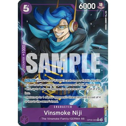 Vinsmoke Niji (OP06-065) (Alternate Art) (OP06-065) - Premium Booster -The Best- Foil
