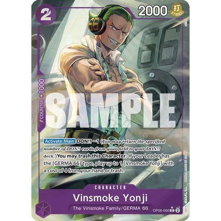 Vinsmoke Yonji (OP06-066) (Full Art) (OP06-066) - Premium Booster -The Best- Foil