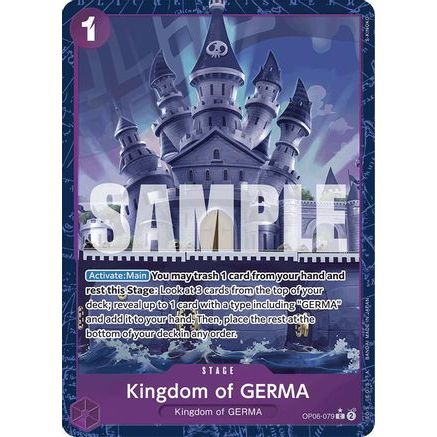 Kingdom of GERMA (Alternate Art) (OP06-079) - Premium Booster -The Best- Foil