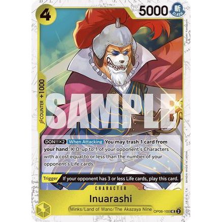 Inuarashi (Jolly Roger Foil) (OP06-100) - Premium Booster -The Best- Foil