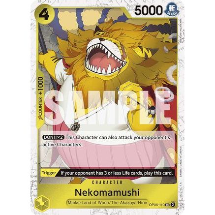 Nekomamushi (Jolly Roger Foil) (OP06-110) - Premium Booster -The Best- Foil