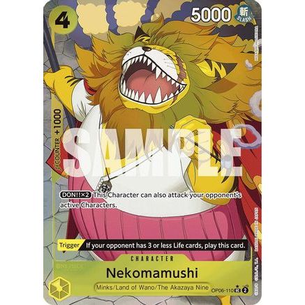 Nekomamushi (Full Art) (OP06-110) - Premium Booster -The Best- Foil