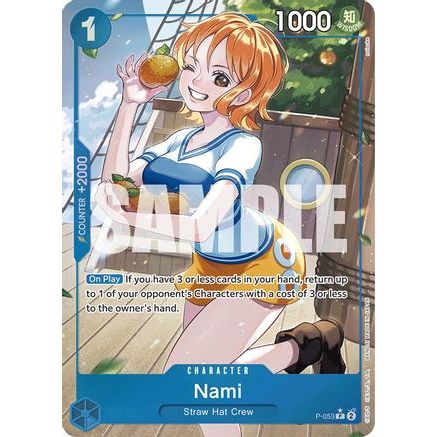 Nami (P-053) (Full Art) (P-053) - Premium Booster -The Best- Foil
