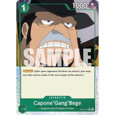 Capone"Gang"Bege (ST02-004) (Full Art) (ST02-004) - Premium Booster -The Best- Foil