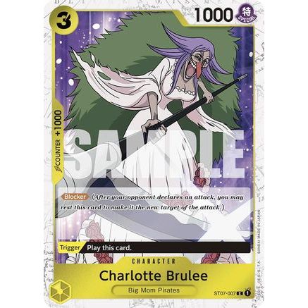 Charlotte Brulee (Jolly Roger Foil) (ST07-007) - Premium Booster -The Best- Foil