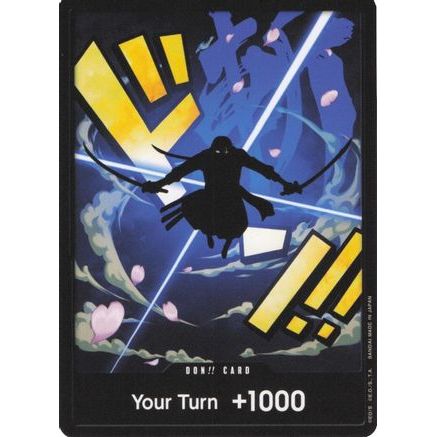 DON!! Card (Zoro) - Premium Booster -The Best- Foil