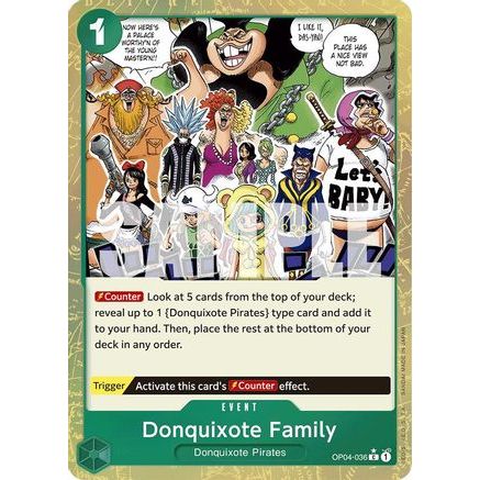 Donquixote Family (Textured Foil) (OP04-036) - Premium Booster -The Best- Foil
