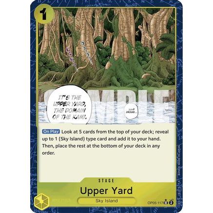 Upper Yard (Textured Foil) (OP05-117) - Premium Booster -The Best- Foil
