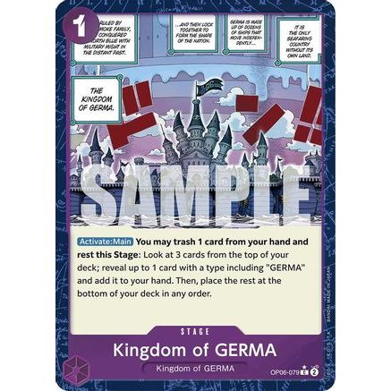 Kingdom of GERMA (Textured Foil) (OP06-079) - Premium Booster -The Best- Foil