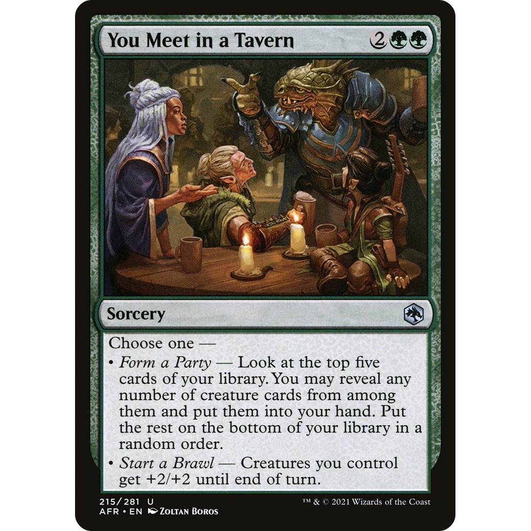 You Meet in a Tavern (AFR-215) - Adventures in the Forgotten Realms Foil