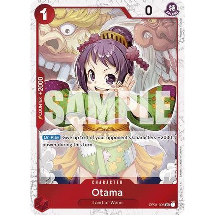 Otama (Jolly Roger Foil) (OP01-006) - Premium Booster -The Best- Foil