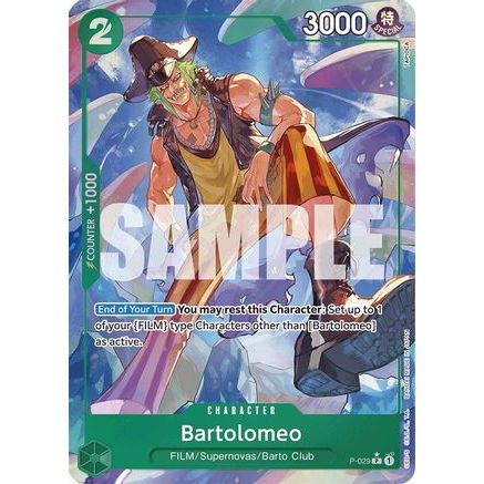 Bartolomeo (P-029) (Full Art) (P-029) - Premium Booster -The Best- Foil