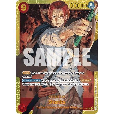 Shanks (OP01-120) (Reprint) (OP01-120) - Premium Booster -The Best- Foil