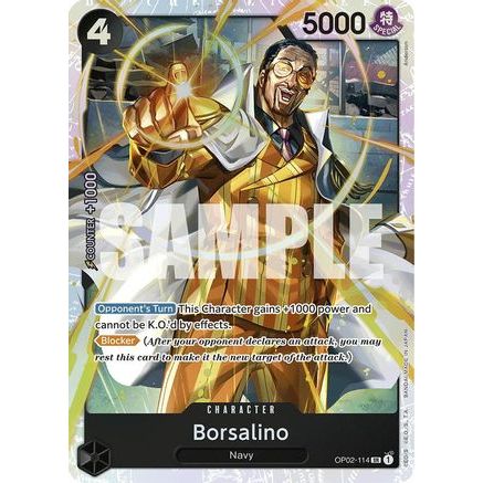 Borsalino (Reprint) (OP02-114) - Premium Booster -The Best- Foil