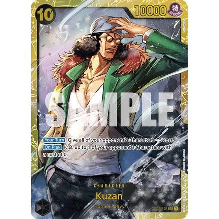 Kuzan (OP02-121) (Reprint) (OP02-121) - Premium Booster -The Best- Foil